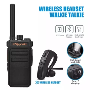 Chierda เครื่องส่งรับวิทยุ16ช่อง, วิทยุบลูทูธหูฟังสองทาง VHF UHF - Product Image 2
