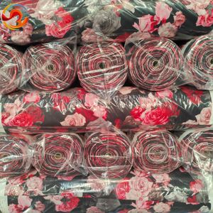 Tela de Sábana de Sarga Estampada por Dispersión 100% Poliéster Ecológica de Buen Diseño de Fábrica para Textiles del Hogar, Ropa de Cama y Bodas - Product Image 4