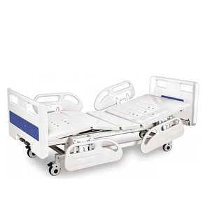 Lit d'hôpital manuel à 2 fonctions réglables avec tête <span class=keywords><strong>de</strong></span> lit en ABS, roulettes silencieuses, capacité <span class=keywords><strong>de</strong></span> charge <span class=keywords><strong>de</strong></span> 250 kg pour les soins aux patients à domicile ou à l'hôpital - Product Image 2