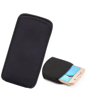 फोन के लिए अनुकूलित शॉकप्रूफ नियोप्रीन बैग सेल फोन आस्तीन, मोबाइल फोन के लिए वॉटरप्रूफ पाउच