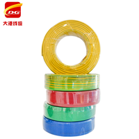 Câble électrique 450V/750V BV H07V-U 1,5 2,5 4 mm à bas prix, conducteur en cuivre massif simple, isolé en PVC