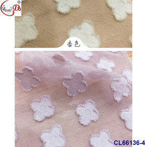 Lisami Chiffon Quaste Fransen Crêpe Rufer Jacquard Spitze Stoff für Abend party Hochzeits kleid - Product Image 4