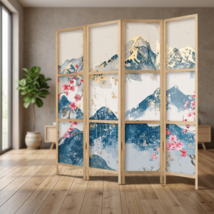 Stock Cheap High Quality Modern Handcrafted <b>Laser</b> <b>Cut</b> <b>Wood</b> Foldable Multifunctional Twist Ceiling Hanging Bead Room Divider - Product Image 4