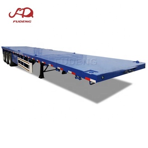 <span class=keywords><strong>Remorque</strong></span> a  <span class=keywords><strong>plateau</strong></span> 20 40 45 pieds, 3 a 4 Essieux pour un Tonnage de 40 a 100t - Product Image 4