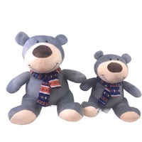 QIANGRUI OEM ODM Enfants Cadeau Bleu 8 Pouces En Peluche Animal En Peluche Mini Doux Moelleux Ours Dessin Animé Vacances Personnalisé En Peluche Ours Jouet