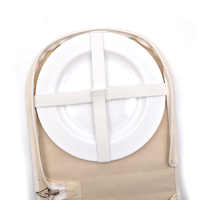 Ensemble de couverts en acier inoxydable pour usage domestique, 8 pièces, manche en plastique bleu, design contemporain, pour mariage, pique-nique, camping
