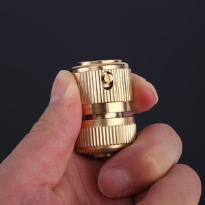 1/2 "ID <span class=keywords><strong>tuyau</strong></span> <span class=keywords><strong>raccord</strong></span> en laiton massif réparation rapide adaptateur fuite connecteur d'eau - Product Image 4