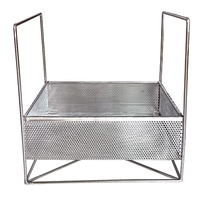 Panier perforé personnalisé en acier inoxydable 304, panier de drainage, panier de lavage, plateau de rangement