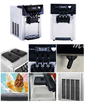 Ijsmachine 20-28 L/H Tafelblad Commerciële Softijs Machine Maquina De Helados Voor Zakelijke Prijs