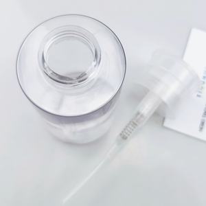 Flacon pompe de luxe vide 100 ml pour tonique, démaquillant yeux et dissolvant vernis à ongles en plastique - Product Image 4