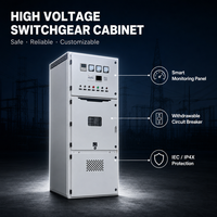 Armoire de commutation intérieure métallique blindée extractible 12 kV pour postes de transformation de centrales solaires photovoltaïques et éoliennes