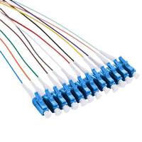 FTTH kabel serat optik Simplex, 1M 3M 5M 10M SC UPC mode tunggal dengan sertifikasi CE/ROHS/berlaku penggunaan dalam ruangan/luar ruangan
