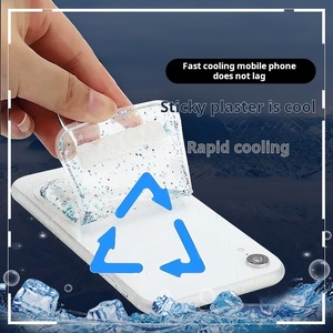 Quick Stick Reusable Silicone Rubber <b>Physical</b> Cooling Sticker for Gaming Phones Easy Peel Fast Heat Dissipation Accessories - Product Image 2