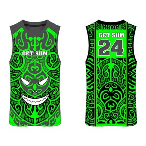 Conjunto de Uniformes de Baloncesto Reversibles para Niños, Transpirables, de Secado Rápido, Tela de Poliéster, Impresión por Sublimación, Personalizados - Product Image 4