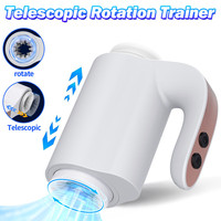 10 Frequenz Handheld Automatische Teleskop Rotierende Masturbation Tasse für Männer Sexspielzeug Maschine für Männer
