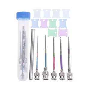 High Quality 17PCS Punch Needle Tool Floss Bobbin Embroidery Punch Needle