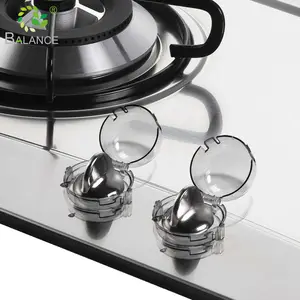 Clear Kachel Knop Veiligheid Covers Kind Proof Transparante Kachel Knop Covers Kind Veiligheid Guards Geschikt Voor Gas Oven Covers