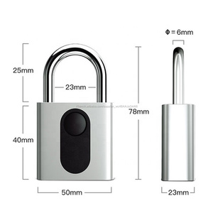 Numérique intelligent d'<span class=keywords><strong>empreintes</strong></span> <span class=keywords><strong>digitales</strong></span> <span class=keywords><strong>cadenas</strong></span> argent serrure d'<span class=keywords><strong>empreintes</strong></span> <span class=keywords><strong>digitales</strong></span> - Product Image 4