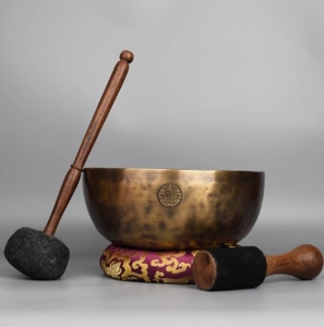 Bol chantant pleine lune-Série de guérison-Bol de <span class=keywords><strong>chant</strong></span> fait main à énergie tibétaine Bol de musique bouddhiste Style classique - Product Image 6