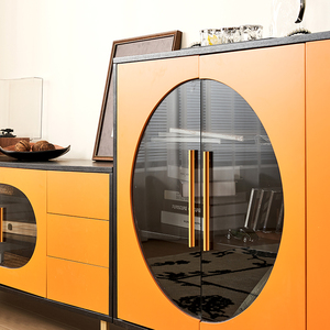Stable Modern High Quality Tempered Glass Living Room Cabinet Furniture for Home Hospital Hotel or Bathroom Use 0828-14 Home <b>Fur</b> - Product Image 5
