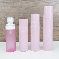 Emballage cosmétique de haute qualité, mini flacon pulvérisateur 80ml 100ml 120ml, couleur personnalisée, lotion pour le corps, shampoing, plastique rose, brume fine, gratuit