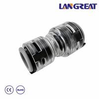 Connecteur droit pour micro-conduit, raccord à enfiler étanche IP68 7/3.5 10/6 12/8 14/10 16/12mm pour conduit de soufflage de fibre FTTH