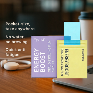 Tiras Orales de Extracto Herbal para Hombres, OEM/ODM, para la Salud Muscular y el Alivio de la Fatiga Mental, Veganas, Bajas en Azúcar, Muestra Gratis - Product Image 4