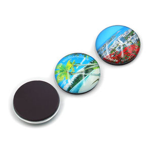 Logo d'impression personnalisé <span class=keywords><strong>le</strong></span> <span class=keywords><strong>moins</strong></span> <span class=keywords><strong>cher</strong></span> cristal magnétique Europe du nord autocollant aimant de réfrigérateur en verre personnalisé - Product Image 3