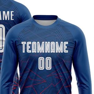 Maillot de football léger à manches longues pour homme, respirant, séchage rapide, vêtements de sport athlétiques pour l'entraînement, les matchs et le jeu d'équipe - Product Image 4