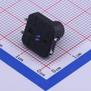 TS-1103S-C-O Tactile Switch SMD-4P,12x12mm Switch Single Pole Single Throw Round Button 2.6N Vertical Mount - Product Image 2