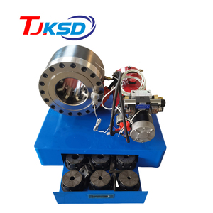 Machine à sertir hydraulique TJKSD507 1/8-2'' pour services extérieurs, force de sertissage 300T, pour flexibles PVC, suspension pneumatique 12V 24V, certifiée CE - Product Image 4