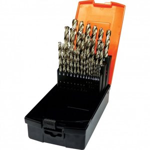 Metric chính xác HSS khoan Set - 25 mảnh 1 - 13mm 0.5mm gia số - Product Image 1