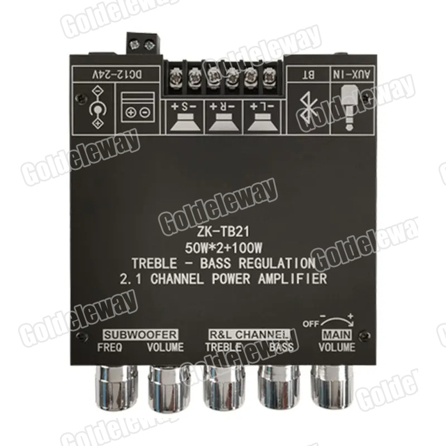 MT21 TB21 TPA3116 2.1 Channel  5.0 Subwoofer Amplifier Board 50WX2+100W Power Audio Stereo Bass Amplifier Board