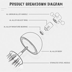 Prensador de Café de Acero Inoxidable de 51mm/53mm/58mm con Altura Ajustable y Doble Rodamiento para Aglomeración y Descompresión - Herramienta Esencial para Baristas - Product Image 6