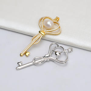 จี้เงินแท้ S925 พร้อมไข่มุกขนาดใหญ่ 10-11 มม. สำหรับผู้หญิง อุปกรณ์เสริมกุญแจ งาน DIY เครื่องประดับ แบบติดตั้งเอง รุ่น 734 - Product Image 2