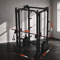 Machine de musculation Zoshine Home Gym Smith - Équipement multifonctionnel en métal pour les exercices de pectoraux, jambes, dos et bras