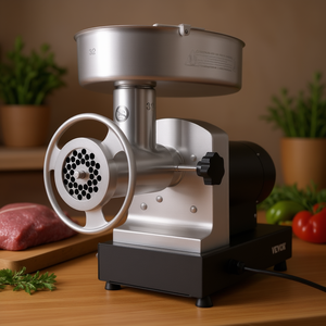 Picadora de carne eléctrica Vevor de 1100W de acero inoxidable con capacidad de 992 lb/h para uso doméstico en la cocina - Product Image 2