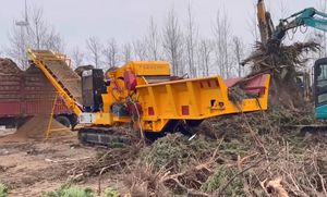 Grande tipo Multi-funzione macchina frantoio legno tronchi blocchi Pallet Chipper # woodchipper # woodchipper # woodgrinder # woodchopper - Product Image 6