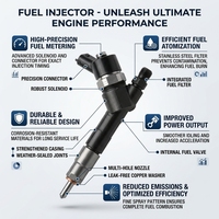 Inyector de Combustible Diésel 0445110110 Compatible con Nissan Renault 1.9d Megane Coach 1.9 F9Q820 F9Q732 F9Q774 Motor