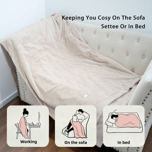 <span class=keywords><strong>Manta</strong></span> Eléctrica Calefactable para Sofá o <span class=keywords><strong>Cama</strong></span>, Calentamiento Rápido, con 10 Temporizadores y 4 Niveles de Calor - Product Image 3
