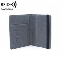 Superventas personalizado cuero genuino pareja liso pasaporte cubre titular organizador billetera familiar