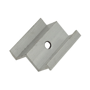 Pince de fixation solaire en aluminium, pince centrale, accessoire de support de montage solaire, traitement de surface par sablage - Product Image 3
