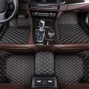 High-Quality 7D Car Mats for Mokka Vectra Black/Beige Customized Easy Clean Car Floor Mat Floor Protector
