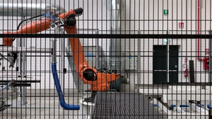 Atölye ve depo izolasyon kafes ve kapıları ürün kategorisi için yüksek kaliteli su geçirmez koruyucu Robot çit - Product Image 5