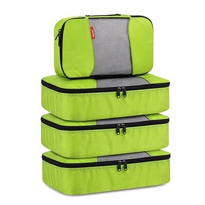 Cubos de embalaje de viaje Maleta ligera Barato Mismo tamaño mediano 4PCs Organizador DE EQUIPAJE DE VIAJE Juegos de cubos de embalaje - Product Image 1