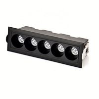 Mini spot encastré linéaire 3030, 6000K, aluminium, LED moderne, CRI élevé, dimmable, IP40, angle de faisceau 120°, UGR 10-19, haute efficacité
