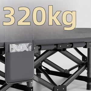 <span class=keywords><strong>Lit</strong></span> pliant E-RIKE extra épais 320 kg, robuste, réglable, pour adultes - Product Image 3