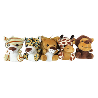 Mini porte-clés en peluche Animal personnalisé, jouets lapin ours mouton requin poulet hamburgers porte-clés en peluche
