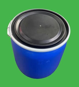 <strong>150</strong> <strong>Liter</strong> Recyclable HDPE <strong>Plastic</strong> <strong>Drum</strong> <strong>Barrel</strong> Blow Molding Open Top with Iron Ring Hoop for Milk - Product Image 6