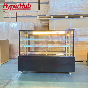 वाणिज्यिक बेकरी केक रेफ्रिजरेटर ग्लास पेस्ट्री चॉकलेट कैबिनेट प्रदर्शन कूलर ऊर्ध्वाधर काउंटर एयर ऑटो डीफ्रॉस्ट एडजस्टेबल - Product Image 5